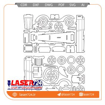 تصویر ماکت ماشین پاکارد #2